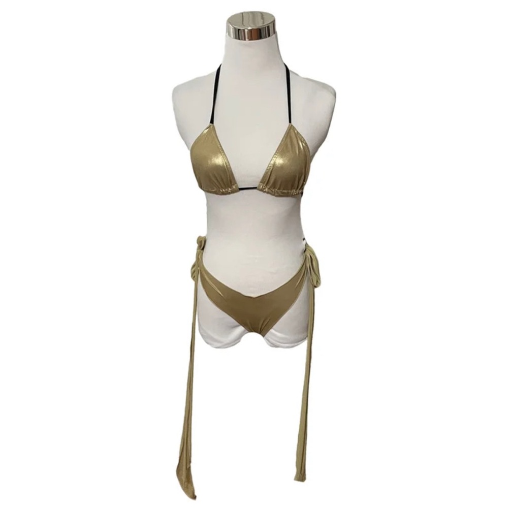 ▪️6/$25▪️ Gold 2pc Set Festy Wear